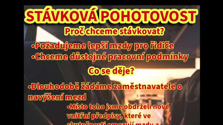 Odbory Busline mají stávkovou pohotovost